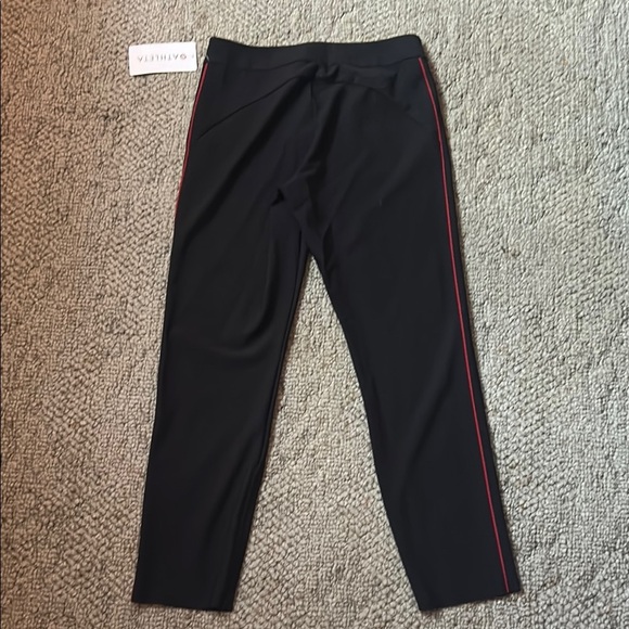 Athleta Black Pants with Red Accent stripes - Picture 5 of 9
